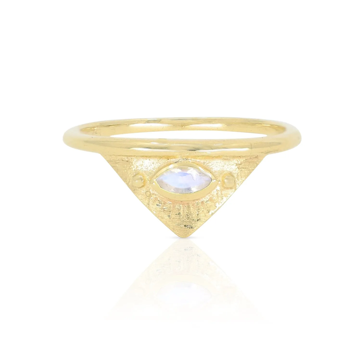 Solaris Moonstone Gold Ring