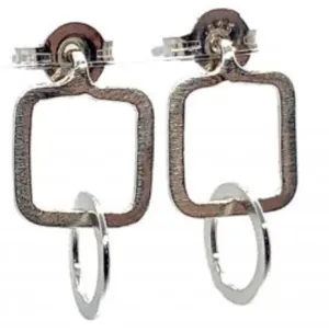 Square with circle studs