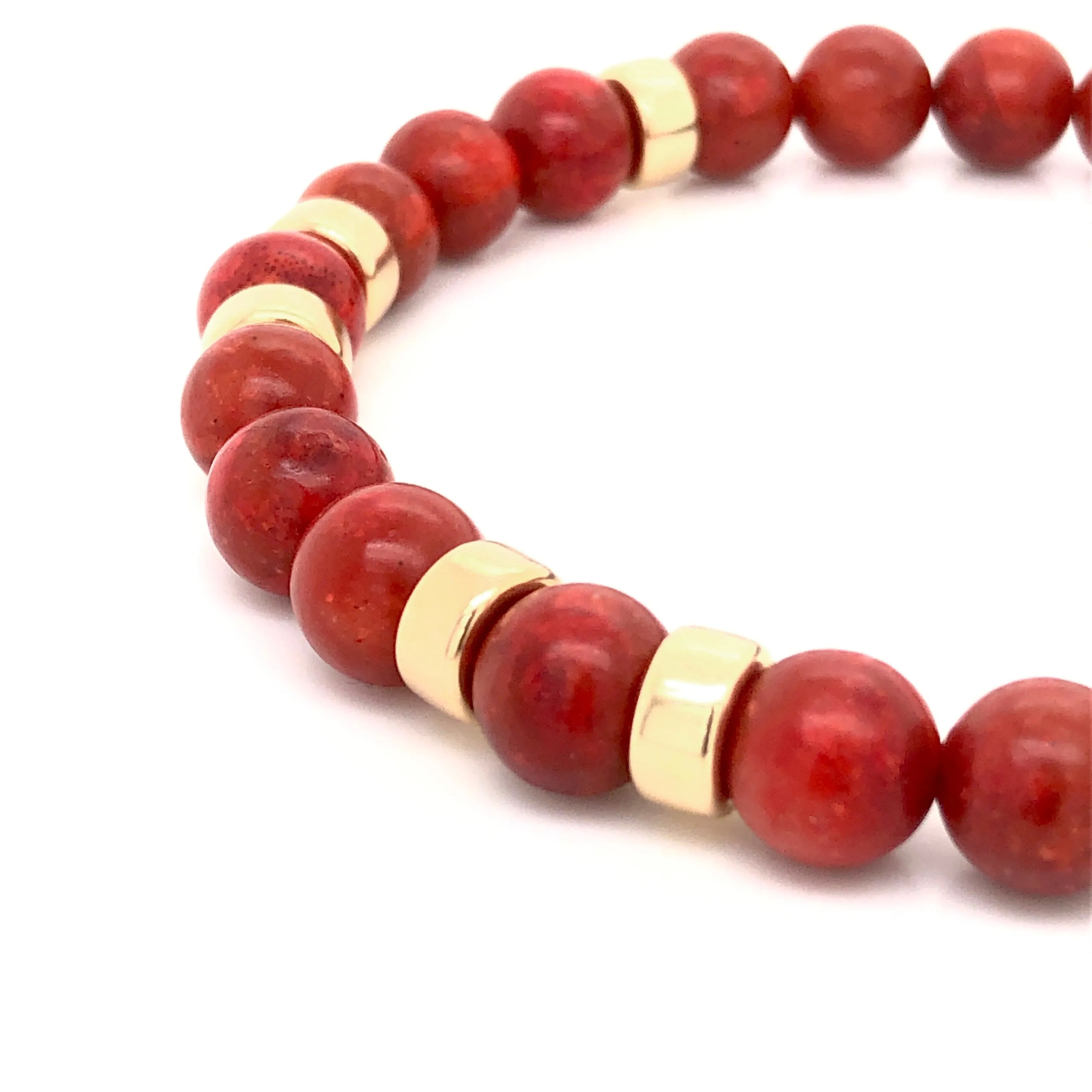 The King’s Bracelet • Red Sponge Coral