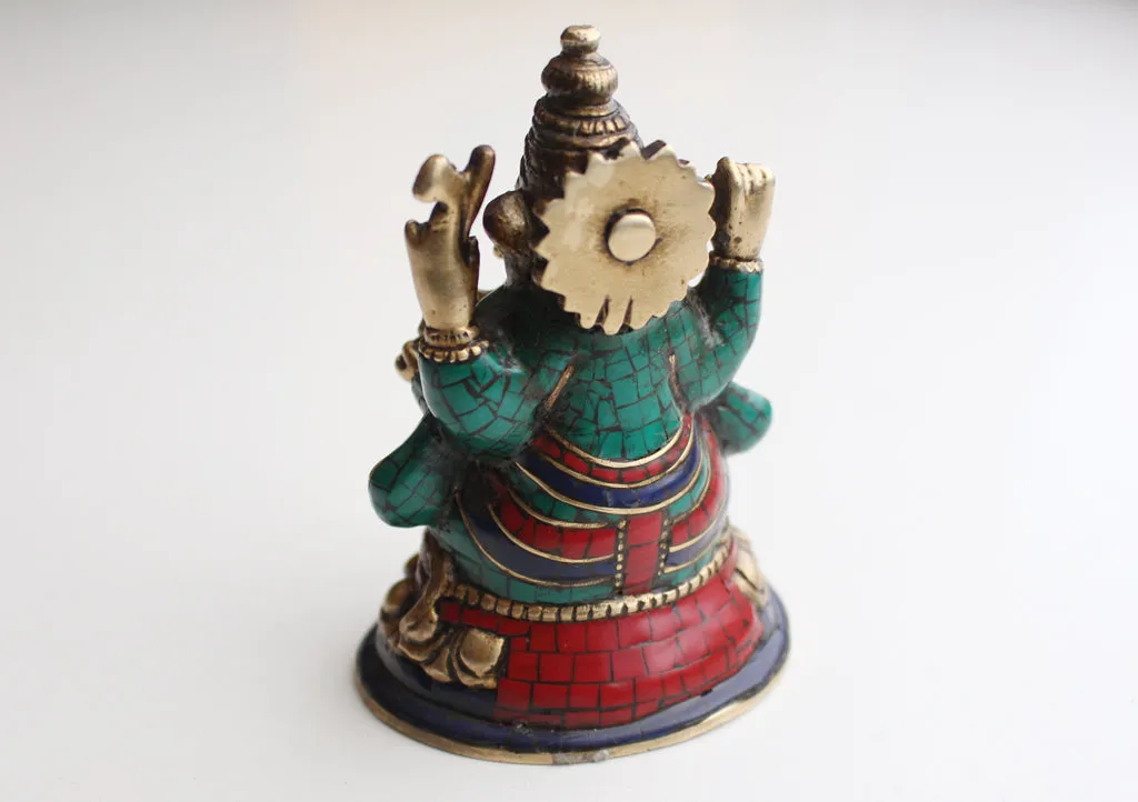 The Lord of Beginning Hindu Deity Ganesha Brass Statue from Nepal