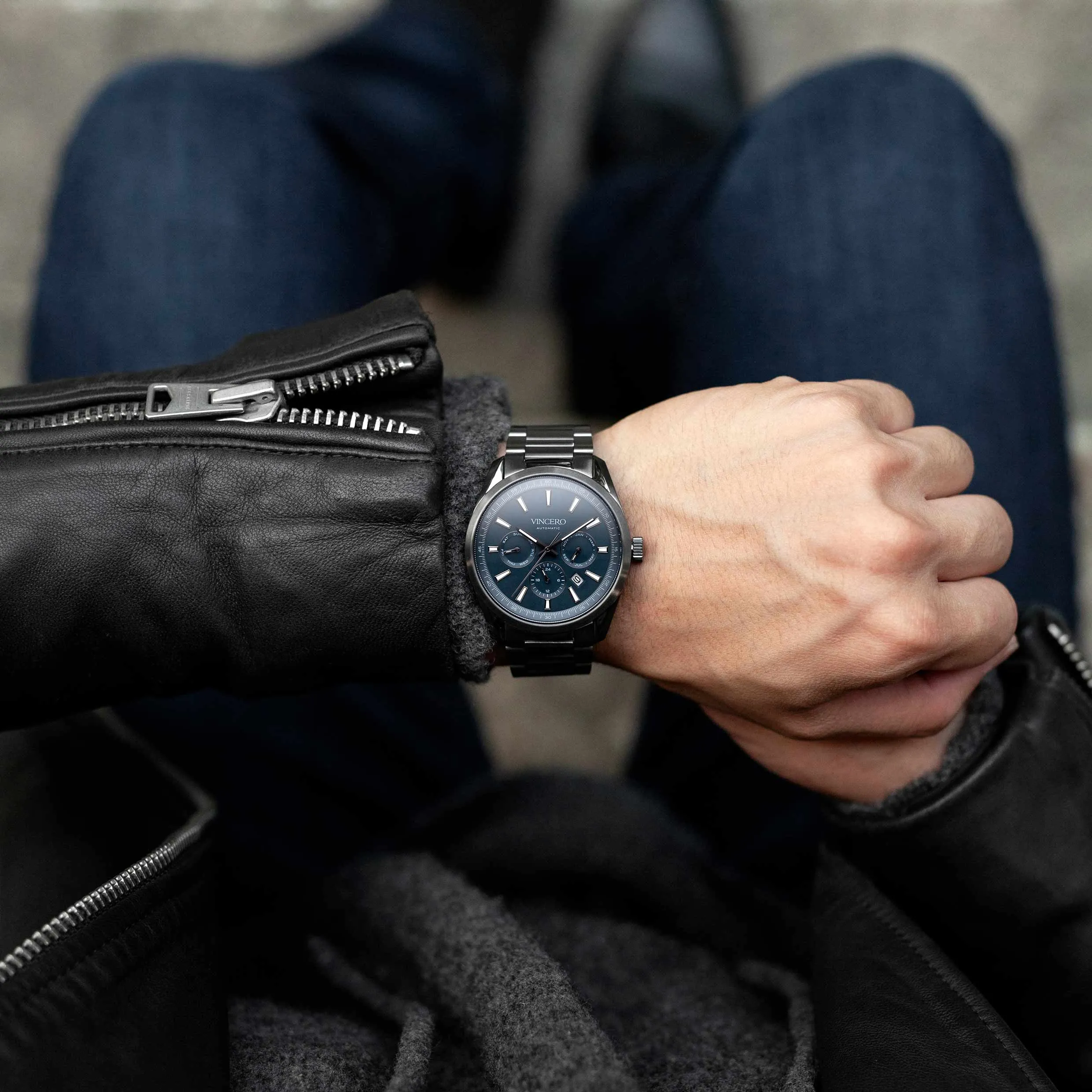 The Reserve Automatic - Gunmetal/Slate Blue