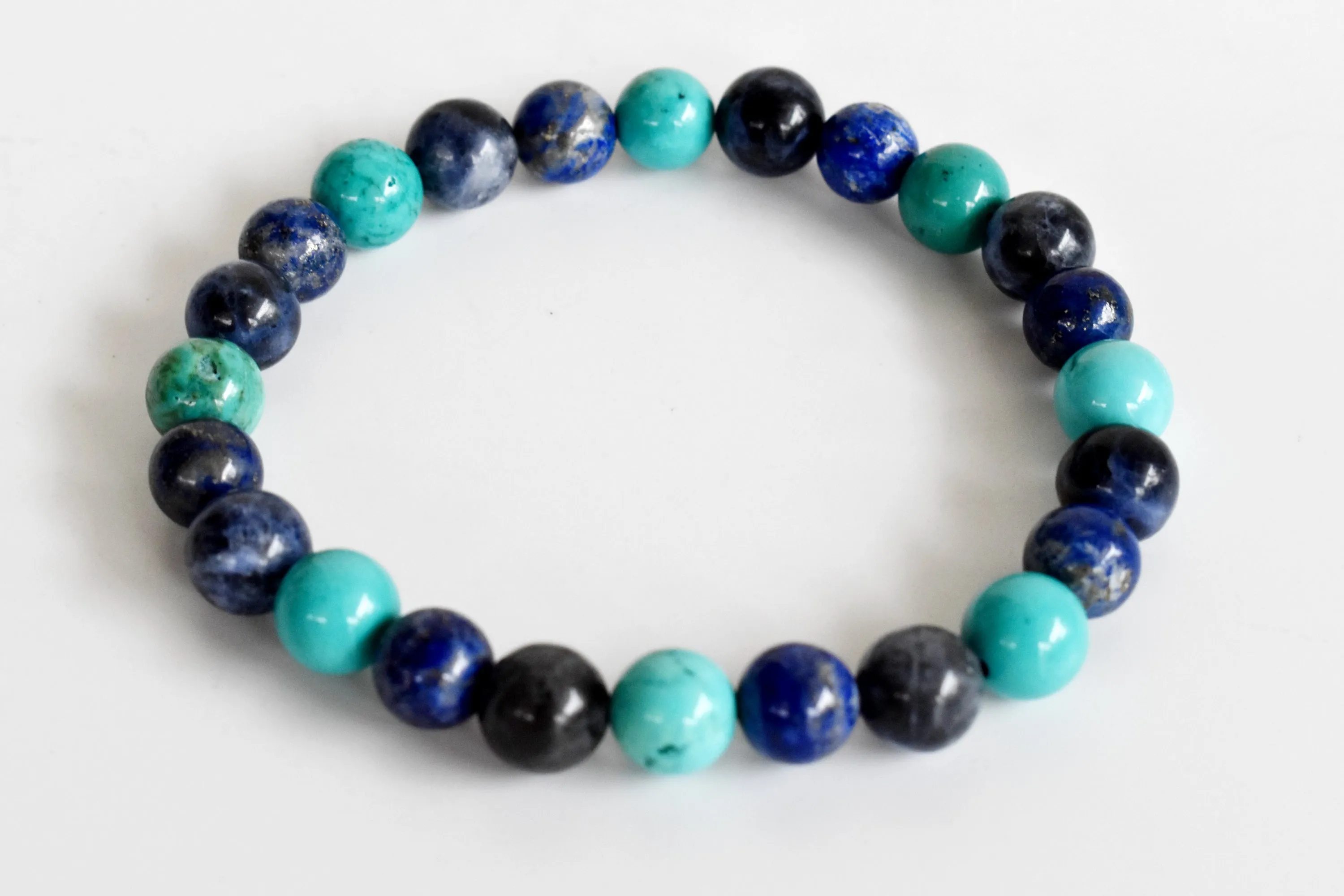 THROAT Chakra Gemstone Bracelet