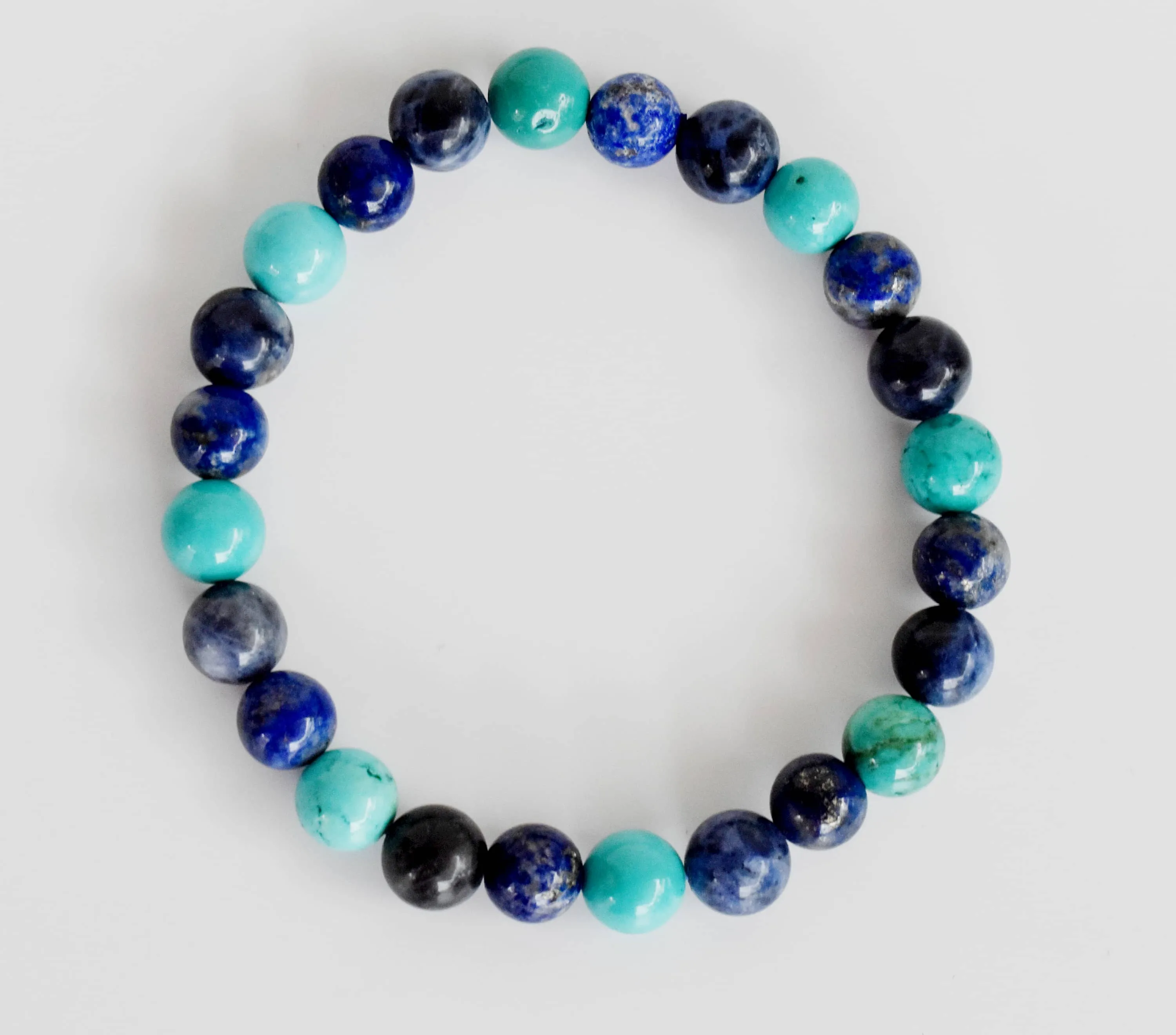 THROAT Chakra Gemstone Bracelet