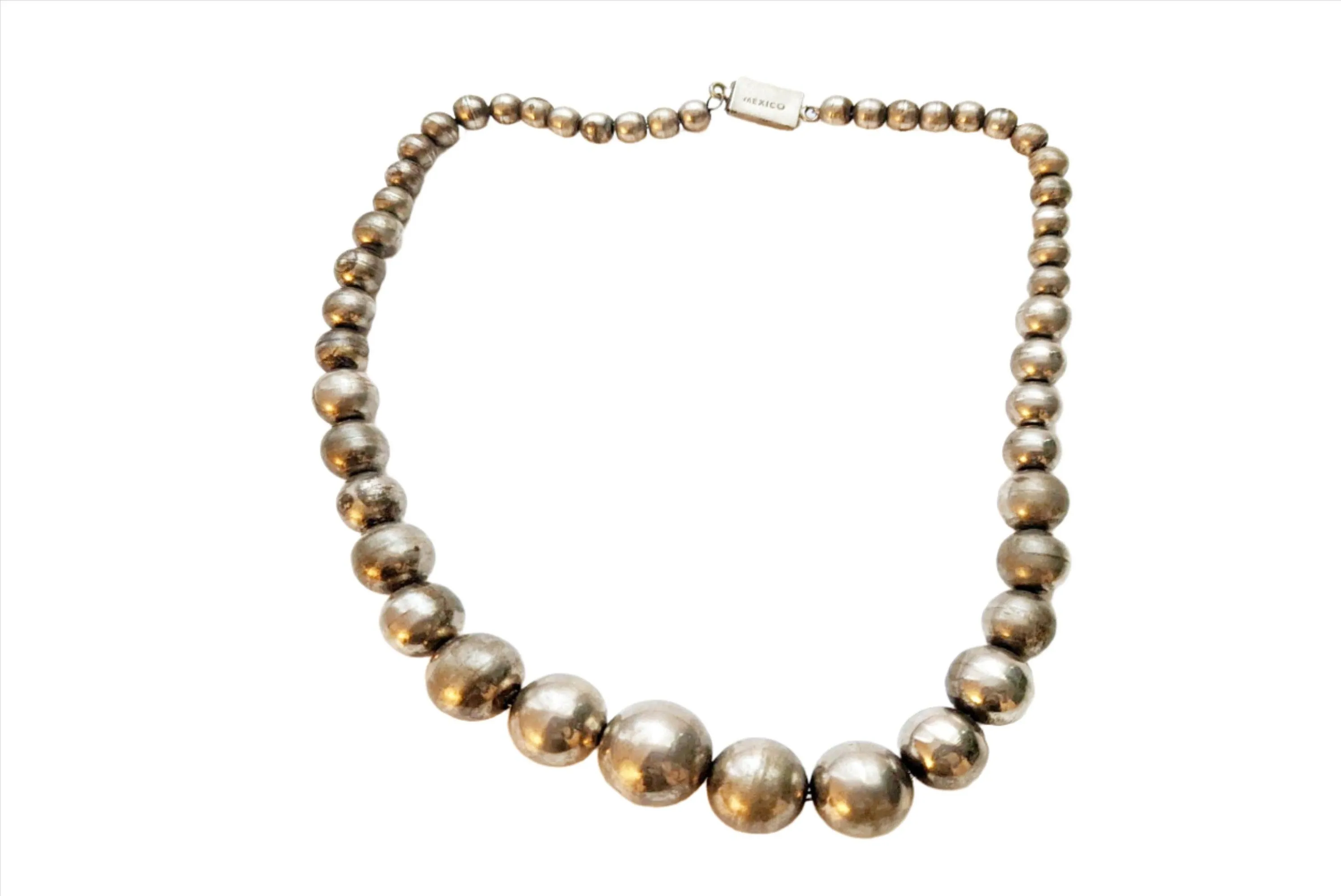 Vintage Ball Necklace from Mexico
