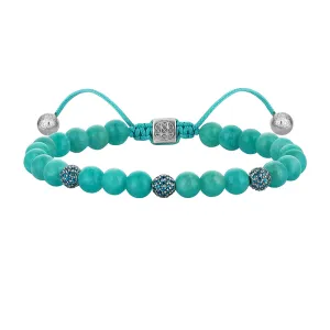 Women’s Amazonite Macrame Beaded Bracelet